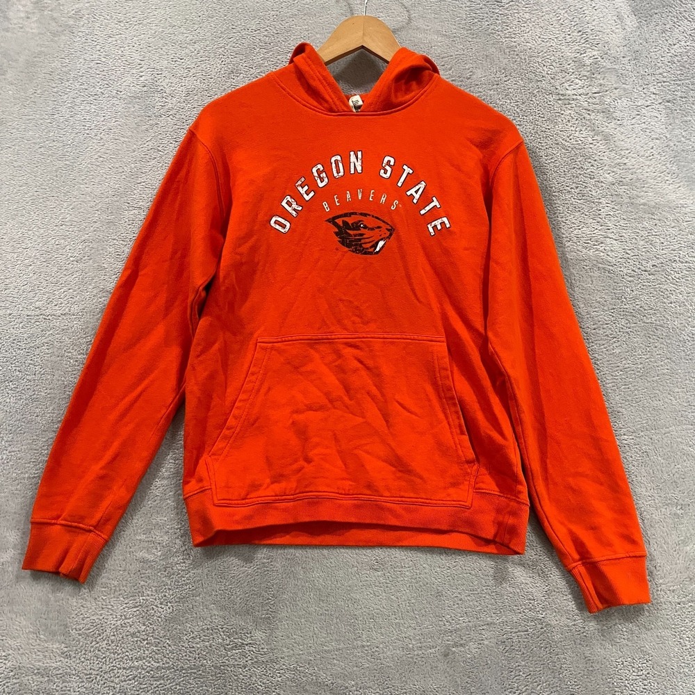 Wes And Willy Hoodie Youth Medium Orange Oregon State‎ Beavers Football NCAA